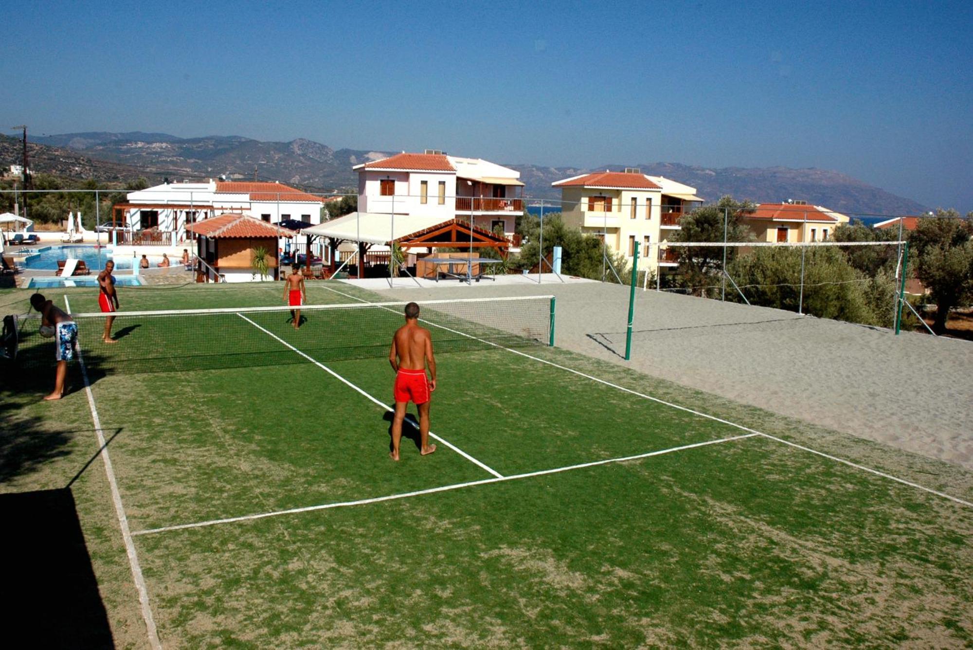 Kyma Hotel Marathokampos Bagian luar foto