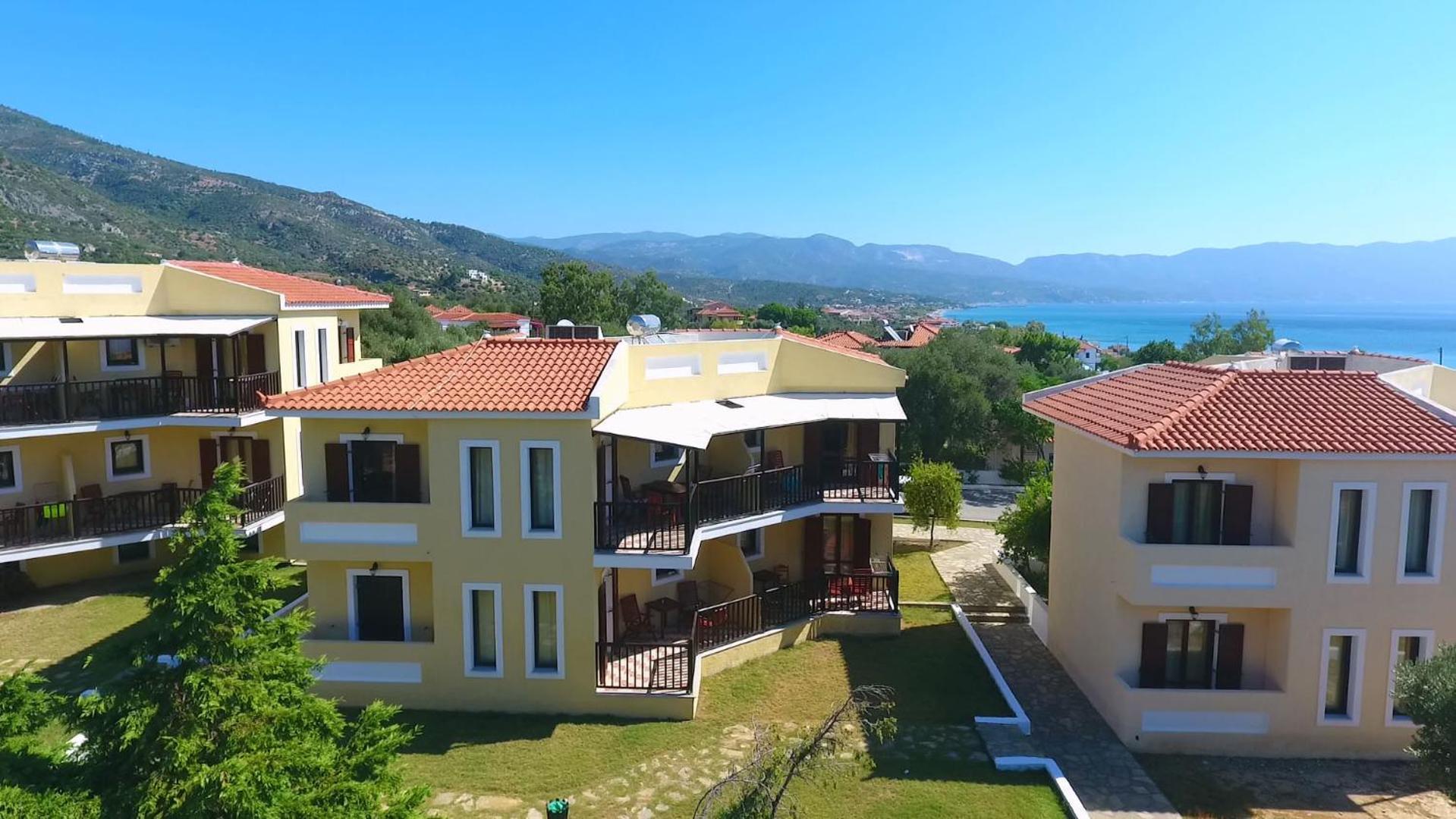 Kyma Hotel Marathokampos Bagian luar foto
